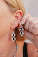 Opal & Crystal Stone Earrings-Drop Earrings-Rae Collective, Women's Online Fashion Boutique Located in Phoenix, Arizona (Scottsdale Area)