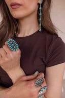 Painted Desert Bloom Turquoise Ring