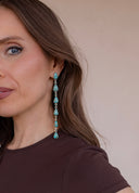 Desert Sky Cascade Turquoise Earrings