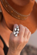 Kristyn's Cluster Crawler Stone Ring-Crawler Rings-Rae Collective, Women's Online Fashion Boutique Located in Phoenix, Arizona (Scottsdale Area)