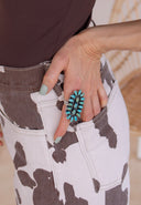 Painted Desert Bloom Turquoise Ring