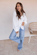The Flirt Fit Full Length Straight Denim Jeans