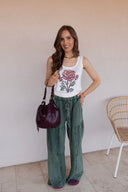 Desert Daze Mineral Wash Wide-Leg Pants