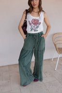 Desert Daze Mineral Wash Wide-Leg Pants