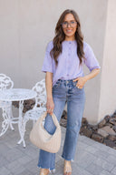 Kancan | Violet High Rise Slim Wide Jean