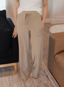 Scuba Drawstring High Waist Active Pants-Pants-Rae Collective, Women's Online Fashion Boutique Located in Phoenix, Arizona (Scottsdale Area)