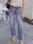 Kancan | Violet High Rise Slim Wide Jean
