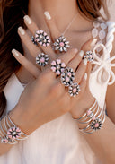 Wildhorse & Pink Conch Rings s.no 3