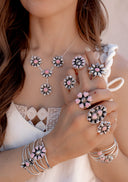 Wildhorse & Pink Conch Rings s.no 3