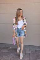 Risen Krissy Button Fly Frayed Hem Denim Shorts-Shorts-Rae Collective, Women's Online Fashion Boutique Located in Phoenix, Arizona (Scottsdale Area)
