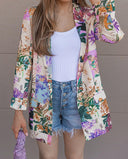 Kenzie Floral Print Blazer S-3X | by Rae Collective-Blazers-Rae Collective, Women's Online Fashion Boutique Located in Phoenix, Arizona (Scottsdale Area)