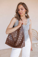 Sass & Studs Faux Leather Hobo Bag | 4 Colors