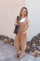 Gold Coast Mineral Washed Jumpsuit Overalls-Jumpsuits & Rompers-Krush Kandy, Women's Online Fashion Boutique Located in Phoenix, Arizona (Scottsdale Area)