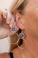 Kristyn's Blossom Hoop Earrings | MADE TO ORDER-Hoop Earrings-Rae Collective, Women's Online Fashion Boutique Located in Phoenix, Arizona (Scottsdale Area)