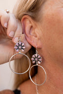 Kristyn's Blossom Hoop Earrings | MADE TO ORDER-Hoop Earrings-Rae Collective, Women's Online Fashion Boutique Located in Phoenix, Arizona (Scottsdale Area)