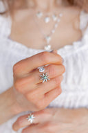 Grand Canyon Turquoise Star Floater Ring