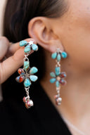 Dancing in a Field of Flowers Earrings-Drop Earrings-Rae Collective, Women's Online Fashion Boutique Located in Phoenix, Arizona (Scottsdale Area)
