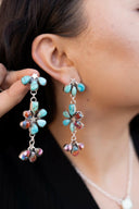 Dancing in a Field of Flowers Earrings-Drop Earrings-Rae Collective, Women's Online Fashion Boutique Located in Phoenix, Arizona (Scottsdale Area)