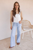 Kristyn Wide Leg Denim Jean | 3 Washes
