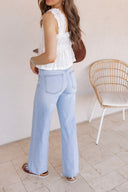 Kristyn Wide Leg Denim Jean | 3 Washes