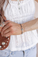 Grand Canyon Turquoise Star Desert Pearls Bracelet