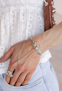 Grand Canyon Turquoise Triple Star Bangle