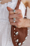 Grand Canyon Turquoise Star Floater Ring