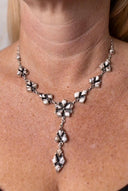 Favorite Design Stone Cluster Necklaces-Squash Blossom Necklaces-Rae Collective, Women's Online Fashion Boutique Located in Phoenix, Arizona (Scottsdale Area)