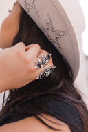 Queens Move Checkered Ring-Cluster Rings-Rae Collective, Women's Online Fashion Boutique Located in Phoenix, Arizona (Scottsdale Area)