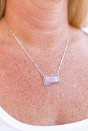 Aurora Opal Slabs Necklace-Necklaces-Krush Kandy, Women's Online Fashion Boutique Located in Phoenix, Arizona (Scottsdale Area)