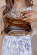The Willow Rattan Beaded Purse