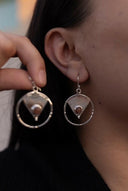 Sterling Silver Mini Single Stone Earrings | KKE-Stud Earrings-Rae Collective, Women's Online Fashion Boutique Located in Phoenix, Arizona (Scottsdale Area)