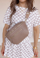 Versa Luxe Pebbled Crossbody Bag