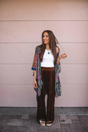 Bohemian Burnout Velvet Kimono-Kimonos-Krush Kandy, Women's Online Fashion Boutique Located in Phoenix, Arizona (Scottsdale Area)