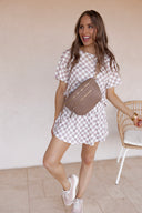 Versa Luxe Pebbled Crossbody Bag