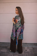 Bohemian Burnout Velvet Kimono-Kimonos-Rae Collective, Women's Online Fashion Boutique Located in Phoenix, Arizona (Scottsdale Area)