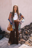 Brooke Velvet Ruffle Hem Wide Leg Pants-Pants-Krush Kandy, Women's Online Fashion Boutique Located in Phoenix, Arizona (Scottsdale Area)