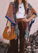 Bohemian Burnout Velvet Kimono-Kimonos-Rae Collective, Women's Online Fashion Boutique Located in Phoenix, Arizona (Scottsdale Area)
