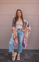 Bohemian Burnout Velvet Kimono-Kimonos-Rae Collective, Women's Online Fashion Boutique Located in Phoenix, Arizona (Scottsdale Area)