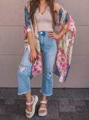 Bohemian Burnout Velvet Kimono-Kimonos-Krush Kandy, Women's Online Fashion Boutique Located in Phoenix, Arizona (Scottsdale Area)