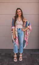 Bohemian Burnout Velvet Kimono-Kimonos-Rae Collective, Women's Online Fashion Boutique Located in Phoenix, Arizona (Scottsdale Area)