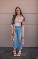 Bohemian Burnout Velvet Kimono-Kimonos-Rae Collective, Women's Online Fashion Boutique Located in Phoenix, Arizona (Scottsdale Area)