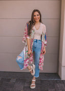 Bohemian Burnout Velvet Kimono-Kimonos-Rae Collective, Women's Online Fashion Boutique Located in Phoenix, Arizona (Scottsdale Area)