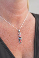 Three Stone Concho Pendant-Pendant Necklaces-Rae Collective, Women's Online Fashion Boutique Located in Phoenix, Arizona (Scottsdale Area)