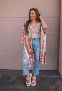 Bohemian Burnout Velvet Kimono-Kimonos-Rae Collective, Women's Online Fashion Boutique Located in Phoenix, Arizona (Scottsdale Area)
