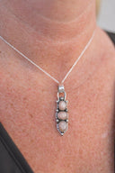 Three Stone Concho Pendant-Pendant Necklaces-Rae Collective, Women's Online Fashion Boutique Located in Phoenix, Arizona (Scottsdale Area)