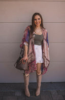 Bohemian Burnout Velvet Kimono-Kimonos-Rae Collective, Women's Online Fashion Boutique Located in Phoenix, Arizona (Scottsdale Area)