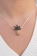 Bambi & Amber Stone Necklaces-Chain Necklaces-Rae Collective, Women's Online Fashion Boutique Located in Phoenix, Arizona (Scottsdale Area)