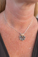 Bambi & Amber Stone Necklaces-Chain Necklaces-Krush Kandy, Women's Online Fashion Boutique Located in Phoenix, Arizona (Scottsdale Area)