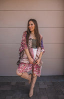 Bohemian Burnout Velvet Kimono-Kimonos-Rae Collective, Women's Online Fashion Boutique Located in Phoenix, Arizona (Scottsdale Area)